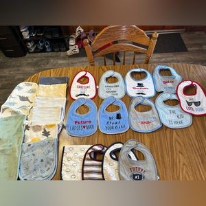 Bibs and burp cloths